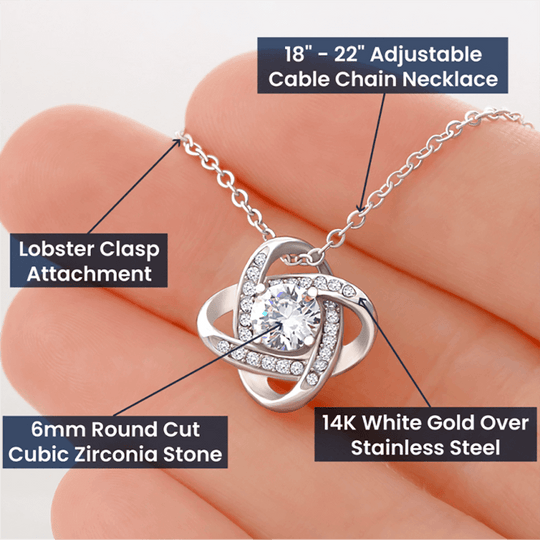 Mom Love Knot Necklace From Son